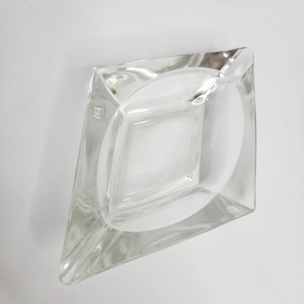 Diamond‎ Clear Glass Ashtray